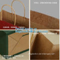 brown paper carrier gift bags wholesale kraft paper bags with rope handles, twisted handle bags Kraft Paper Carrier Bags with pr